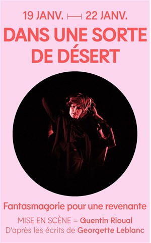 Affiche de Dans une sorte de désert