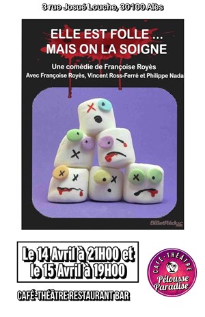 Affiche de Elle est folle mais on la soigne