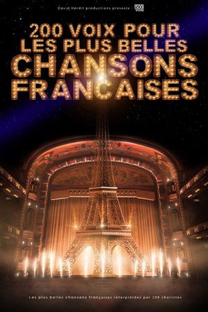 Affiche de 200 voix pour les plus belles chansons françaises