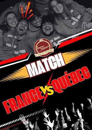 Affiche de Catch Impro : Lyon vs Québec