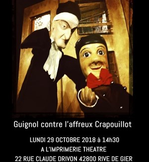 Affiche de Guignol contre l'affreux Crapouillot