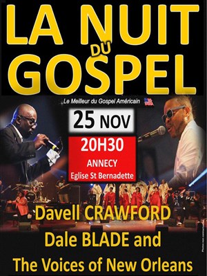 Affiche de La nuit du gospel | 11ème édition