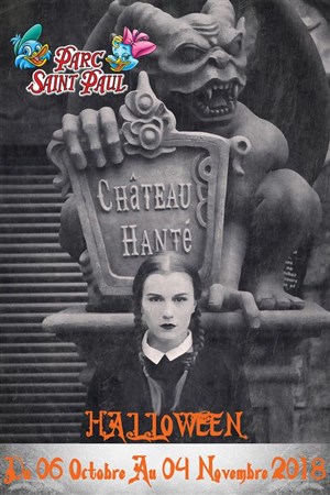 Affiche de Halloween Parc Saint Paul