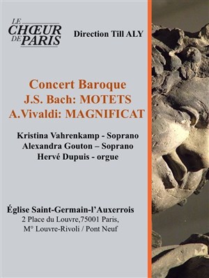 Affiche de Vivaldi - Magnificat ; Bach - Motets