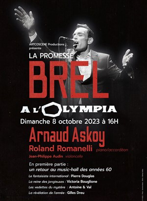 Affiche de La Promesse Brel