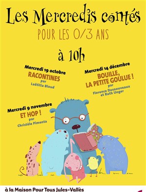 Affiche de Racontines - Mercredis contés
