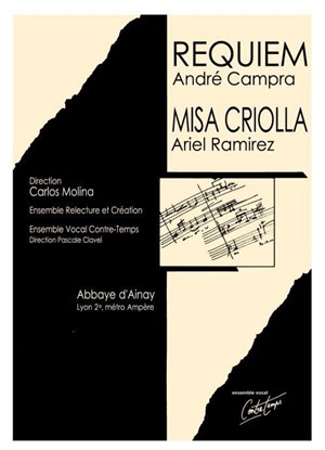 Affiche de Requiem de Campra - Misa Criola