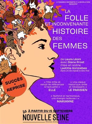 Affiche de La folle et inconvenante histoire des femmes avec Diane Prost