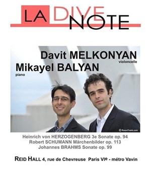 Affiche de Récital exceptionnel de Davit Melkonyan et Mikayel Balyan
