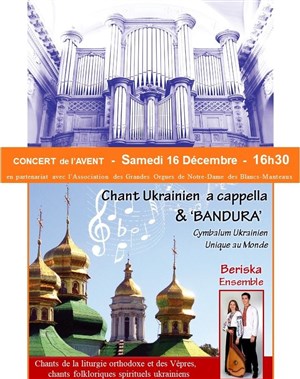 Affiche de Chant Ukrainien a cappella et Bandura