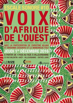 Affiche de Escale sonore | avec Ibrahima Cissokho & le Mandingue Foly