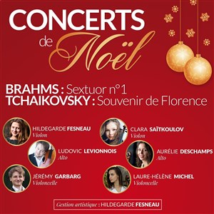 Affiche de Concert de Noël Tchaikovsky et Brahms