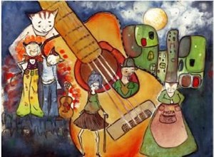 Affiche de Croch et Tryolé | Les tribulations des chats musiciens