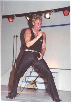 Affiche de Diner spectacle sosie Johnny Hallyday avec Johnny Rock