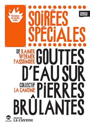 Affiche de Gouttes d'eau sur pierres brulantes