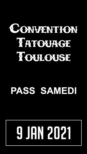 Affiche de Convention Tatouage | Pass Samedi