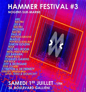 Affiche de Hammer Festival #3 | 1er jour