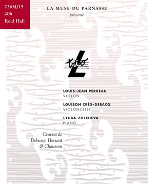 Affiche de Concert du Trio L