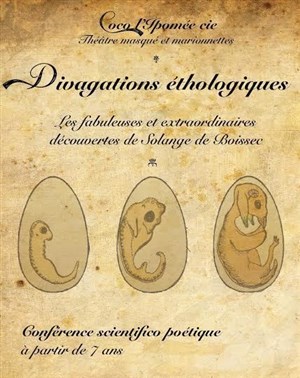 Affiche de Divagations éthologiques : Les fabuleuses et extraordinaires découvertes de Solange de Boissec