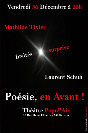 Affiche de Poésie en Avant