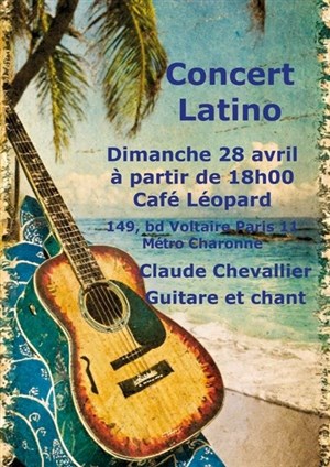 Affiche de Concert Latino