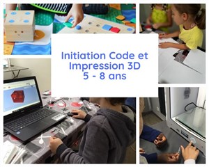 Affiche de Atelier Initiation code et impression 3D