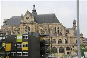 Affiche de Visite guidée : Les Halles et Montorgueil | par Soazig Le Guevel Cultur' en Marche