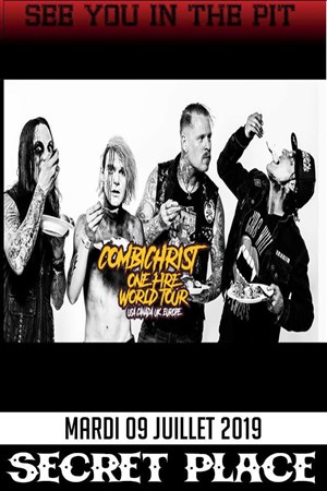 Affiche de Combichrist + TerroloKaust + Lecks Inc
