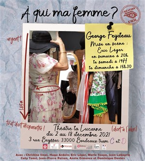 Affiche de À qui ma femme ?
