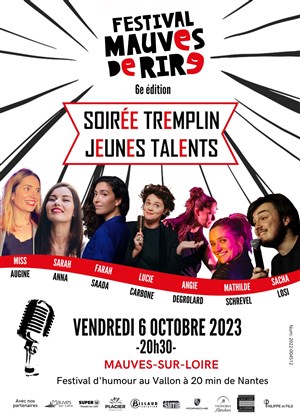 Affiche de Soirée tremplin jeunes talents 2023