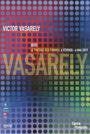 Affiche de Visite guidée de l'exposition : Vasarely, le partage des formes | par Michel Lhéritier