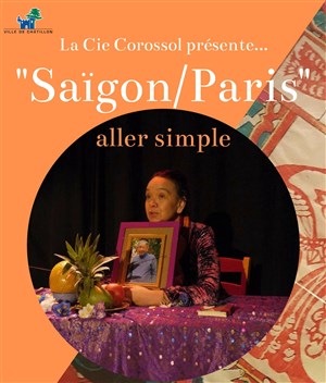 Affiche de Saïgon/Paris aller simple