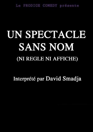 Affiche de Dîner spectacle - David Smadja dans Un spectacle sans nom