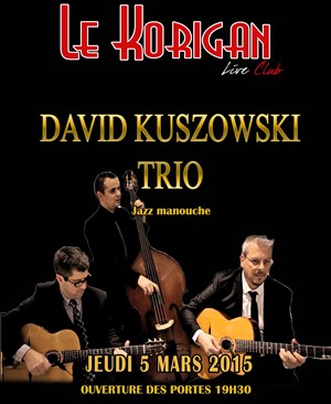Affiche de David Kuszowski Trio | Jeudi du Jazz