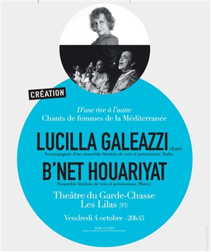 Affiche de Lucilla Galeazzi et B'Net Houariyat | D'une rive à l'autre