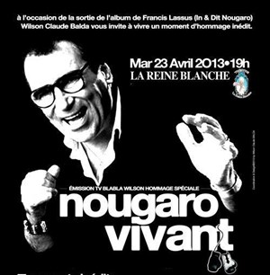 Affiche de Nougaro Vivant