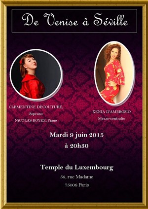 Affiche de De Venise à Séville