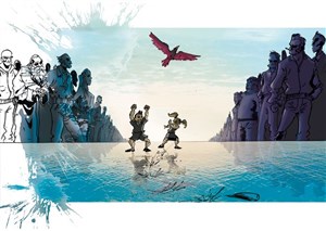 Affiche de Sous un ciel de chamaille