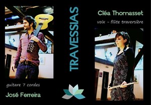 Affiche de Cléa Thomasset & José Ferreira "Travessias"