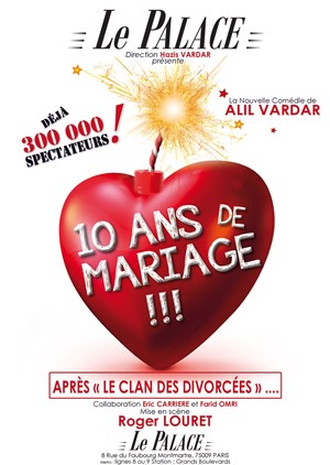 Affiche de 10 ans de Mariage