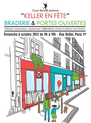 Affiche de Braderie et portes ouvertes | Keller en fête