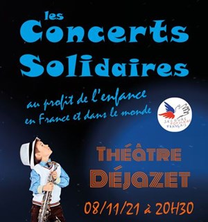 Affiche de Concerts solidaires pour l'enfance en France et dans le monde