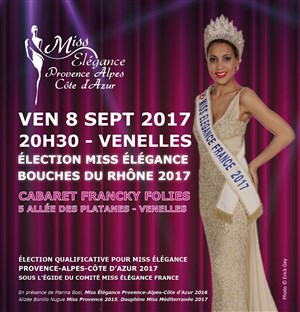 Affiche de Miss Élégance | Bouches du Rhône 2017