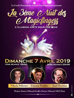 Affiche de 3ème édition de la Nuit des Magicfingers