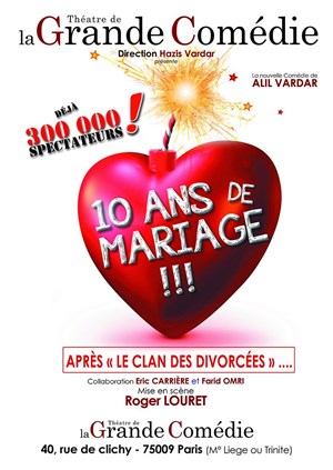 Affiche de 10 ans de mariage