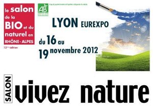 Affiche de Salon bio de Lyon : Vivez Nature | 13 ème édition
