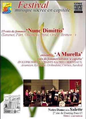 Affiche de Nunc Dimittis - 15 voix de femmes