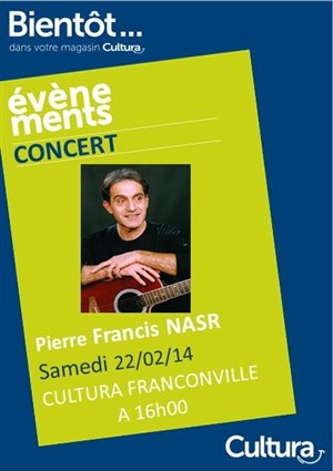 Affiche de Concert chansons françaises