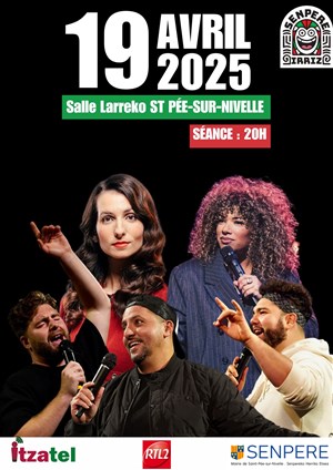 Affiche de Le plateau d'humoriste Senpere Irriz