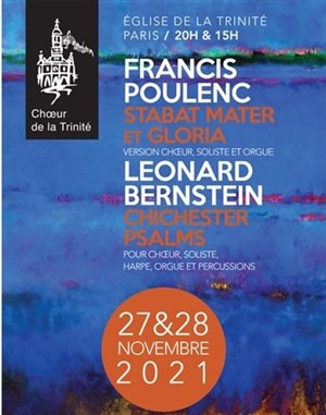 Affiche de Bernstein et Poulenc